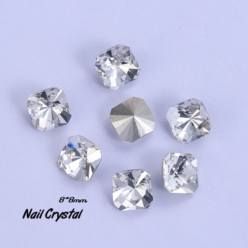Set 10 Viên Đá 3D Trang Trí Móng Tay Nghệ Thuật