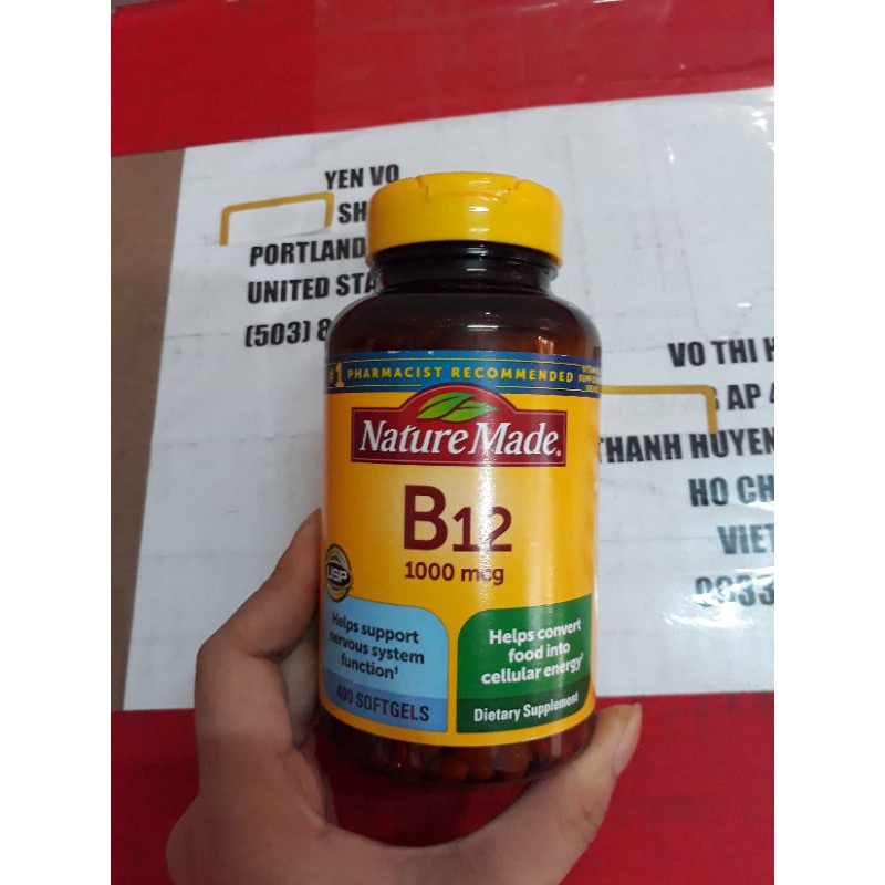 vi_ta_min B12 ( của Mỹ kèm bill)