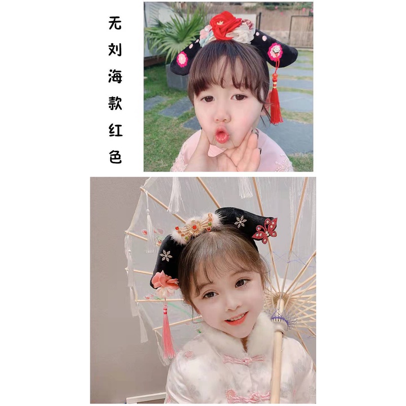 Bờm tóc, phụ kiện cho bé, bờm tóc công chúa phong cách cổ trang, đáng yêu, dễ thương