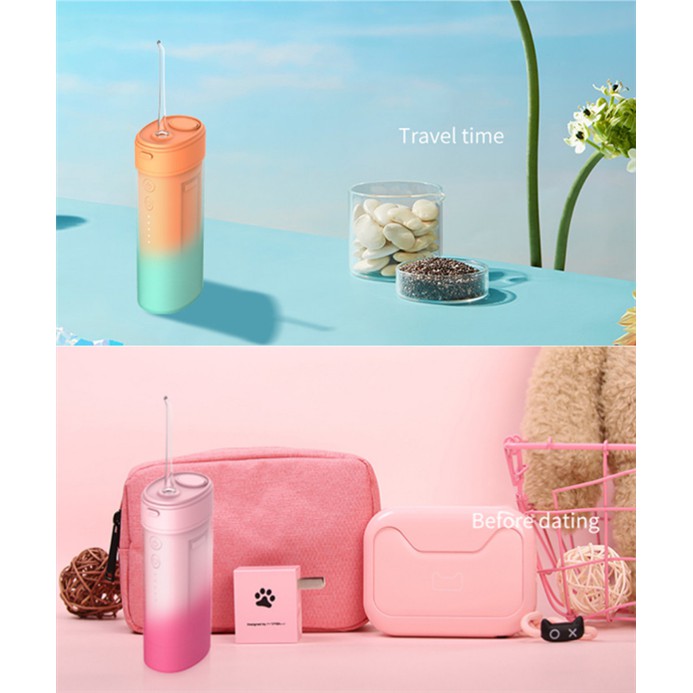 Máy tăm nước cầm tay，Máy tăm nước h2ofloss（water flosser）Có thể thu gọn