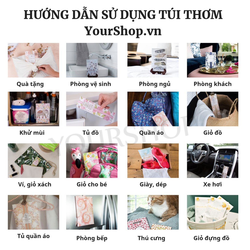 Túi thơm Hoa Oải Hương Greenleaf Lavender - Hàng Mỹ