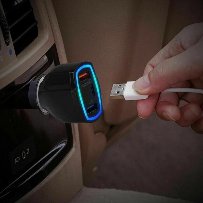 Cốc sạc nhanh QC 3.0 USB C với 3 cổng 3.0 thích hợp cho IP Xiaomi Mi 9 Redm