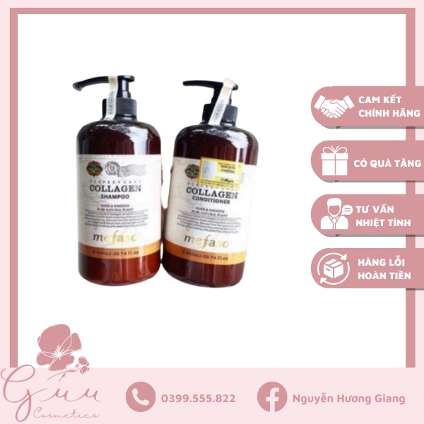Gội xả Mefaso 850ml - Guu