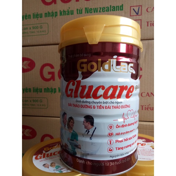 Sữa tiểu đường Goldlac Glucare gold 900g - giúp ổn định đường huyết