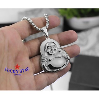 Mặt dây chuyền phật Di Lặc mang lại bình an phước lành