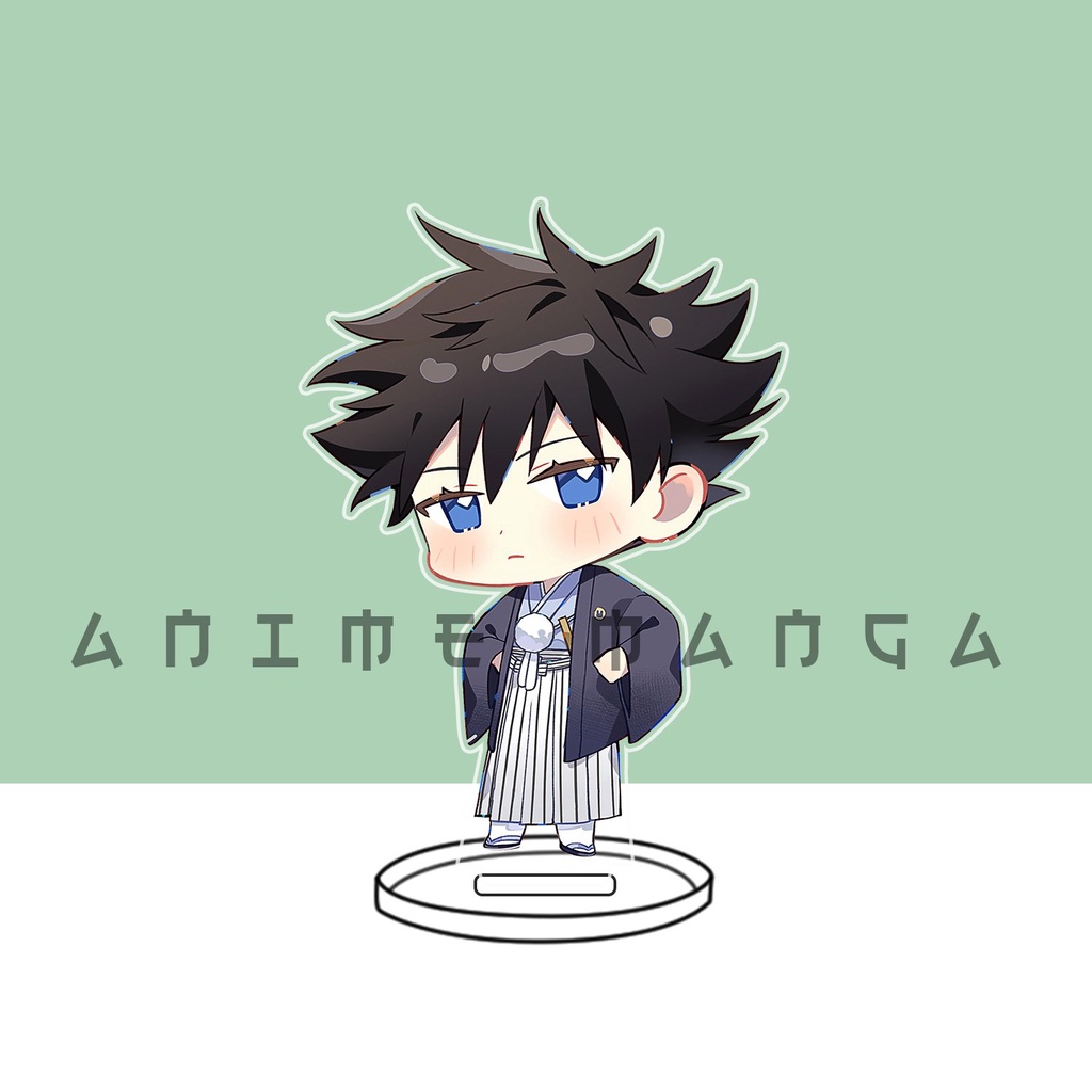 Mô hình standee Jujutsu Kaisen chibi chất liệu acrylic trang trí bàn học bàn làm việc