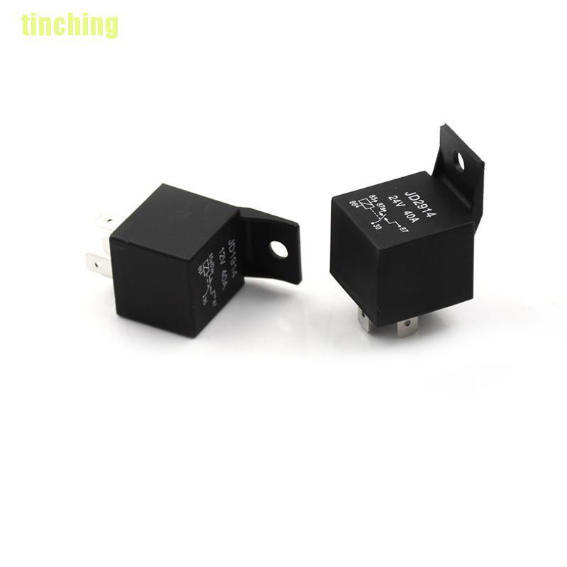 Rơ Le Le Tinching11 5 40a Dc 12v / 24v Chuyên Dụng Cho Xe Hơi