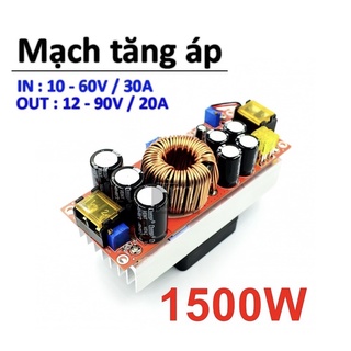Mạch tăng áp 1500w 12v - 90v dc-dc