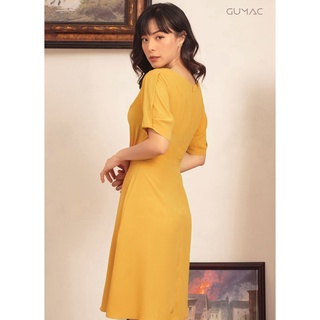 Đầm xếp cổ tay kiểu DA440 GUMAC