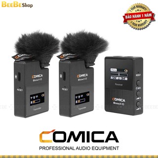 Comica boomx-d d2 - micro không dây chuyên nghiệp cho máy ảnh và điện thoại, sóng 2.4g