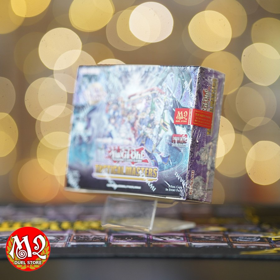 Hộp thẻ bài Yugioh Tactical Masters Booster Box - Sealed 24 packs - Nhập khẩu từ Anh Quốc UK