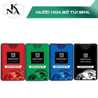 Nước hoa bỏ túi Romano nhanh chóng tiện lợi 18ml