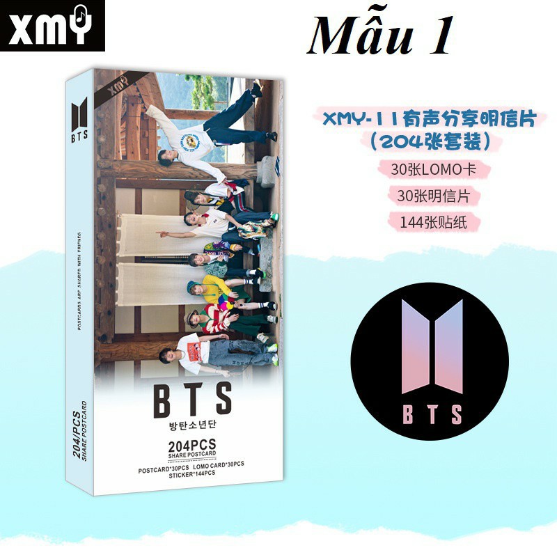postcard BTS summer package 180 món