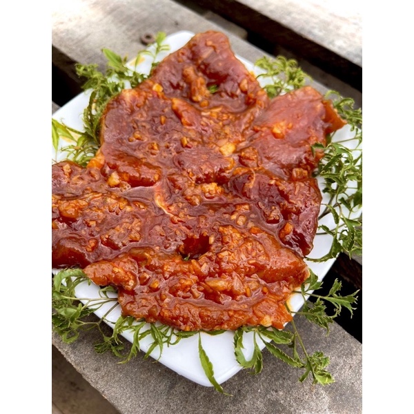 Thịt Nai Phi Lê ướp sate hộp 500gr (giao tphcm)