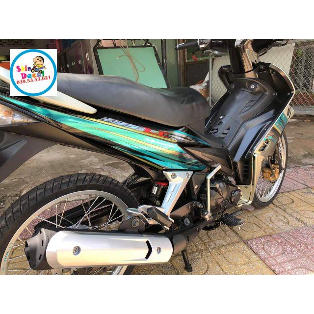 Tem rời ex 2010 in chất liệu decal Crom ko bay màu. Có shop bán Crom giả ae lưu ý.