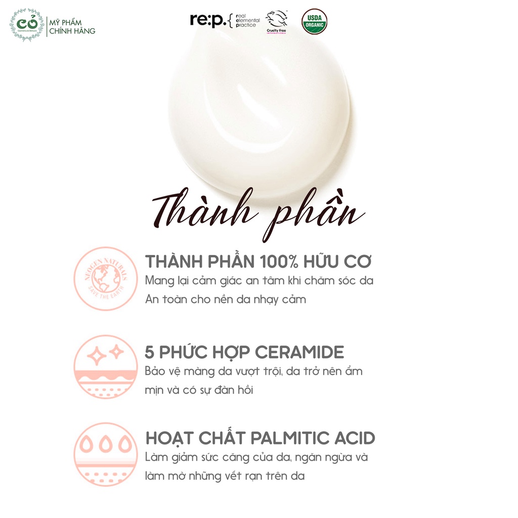 Kem Giảm Rạn Da, Làm Mờ Sẹo RE:P Natural Herb Ultra Firming Stretch Rep Cream 200ml