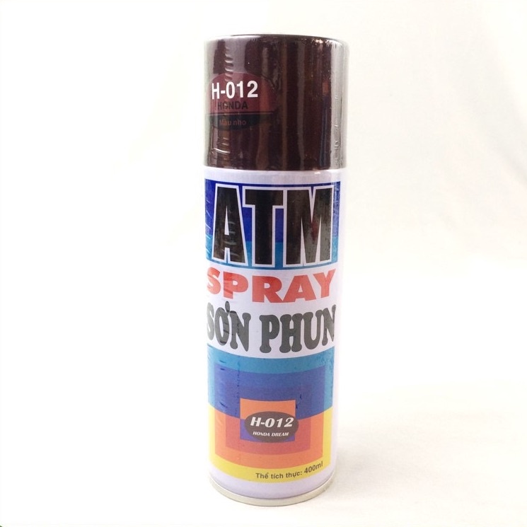 Sơn xịt ATM spray màu nho xe Honda Dream