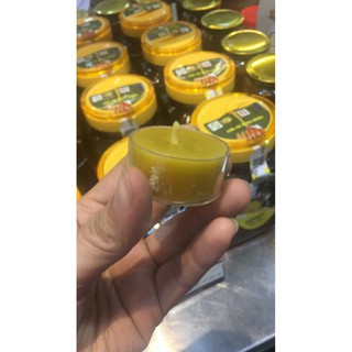 Đế NẾN pha lê + Nến tealight Sáp ong