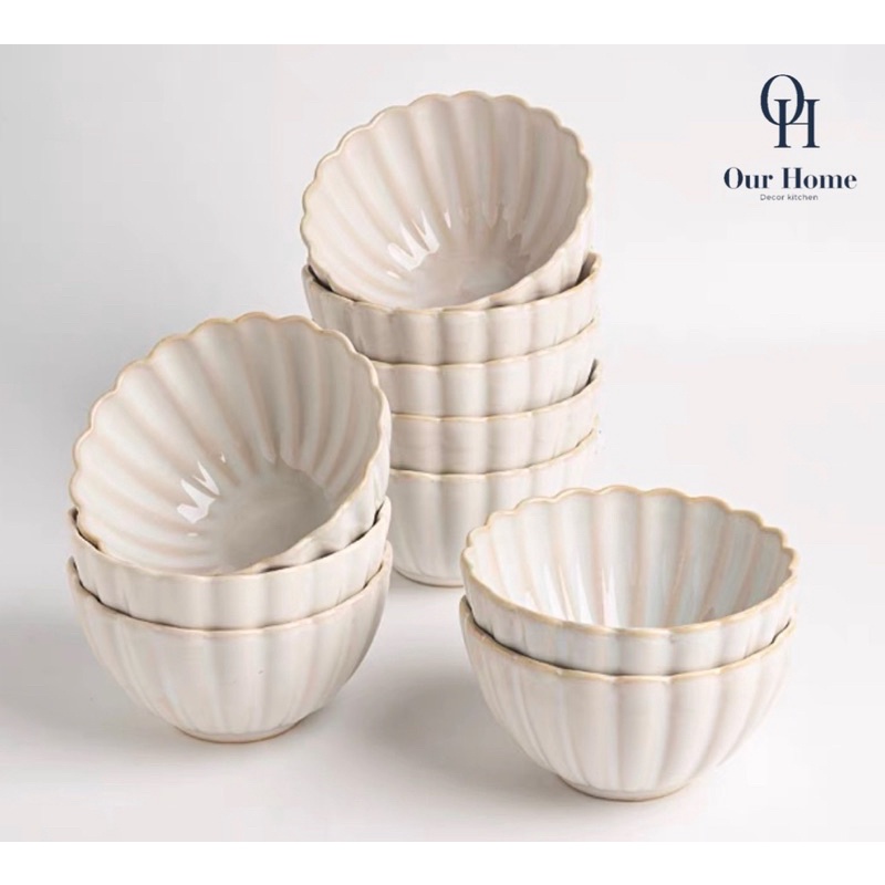 Bát ăn cơm 4,6inh - OurHome - Hàng gốm sứ ceramic cao cấp