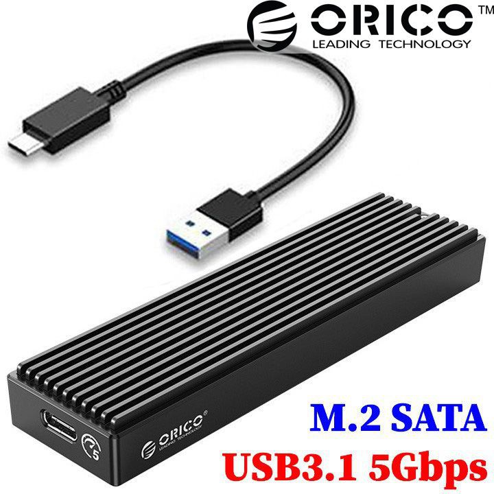 Hộp Ổ Cứng SSD ORICO M2 NGFF SSD Enclosure Tốc Độ 5Gbps M2PF-C3-BK