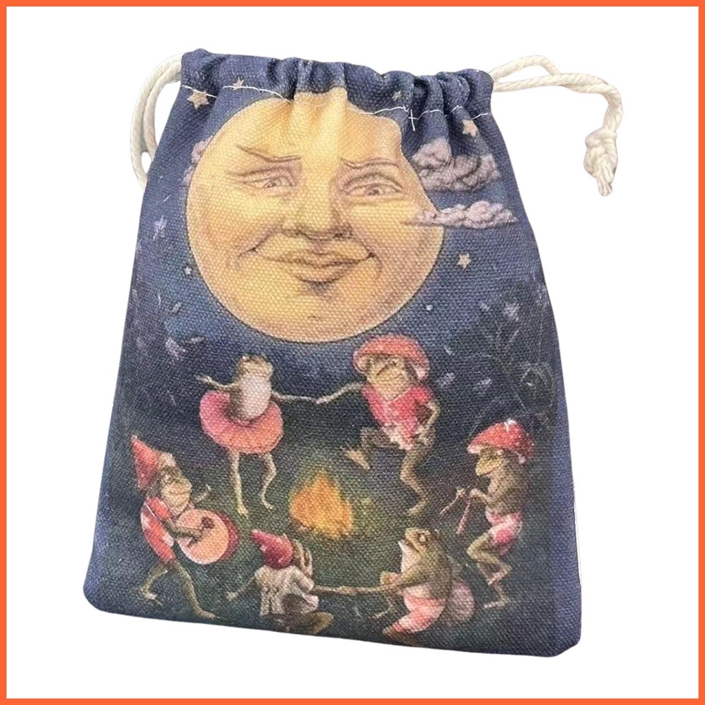 Túi Đựng Bài Tarot 5X7 Inch Họa Tiết Chú Ếch Nhảy Múa Độc Đáo