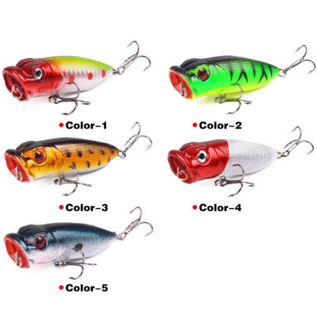 Mồi Poper 5 màu(Rẻ vô địch!!!) đồ câu FISHING_HD