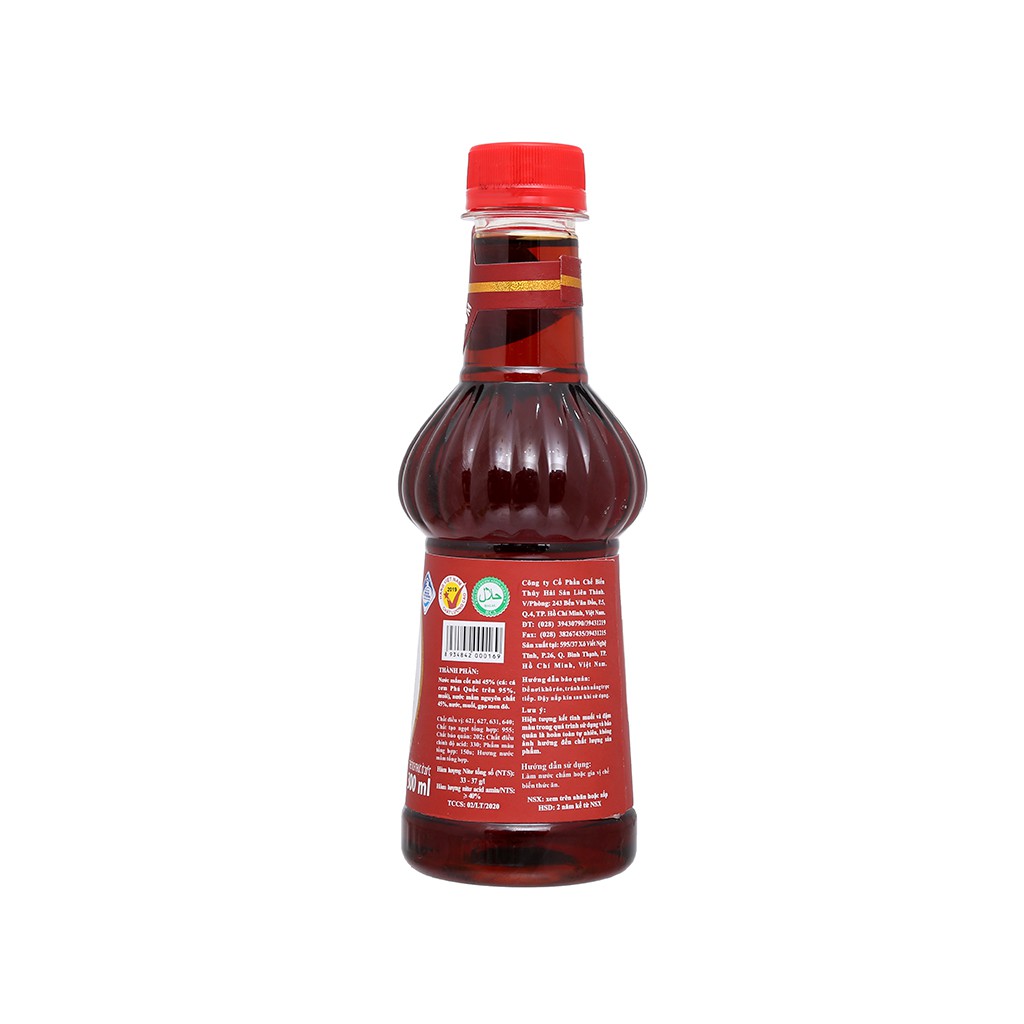 Nước mắm cao đạm Liên Thành nhãn vàng chai 300ml