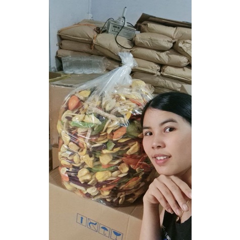 500g Trái cây sấy giòn hàng xuất khẩu