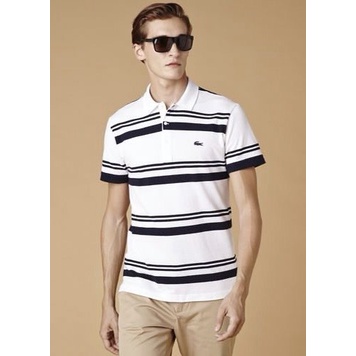 Aó polo nam Lcst (Form Slimfit,vải cotton cá sấu co dãn,thấm hút mồ hôi,made in cambodia)-KN45