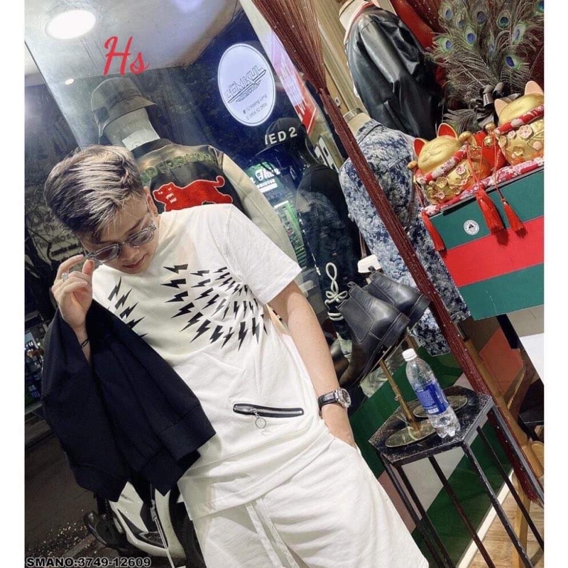 Áo hai khoá tia sét HSU1