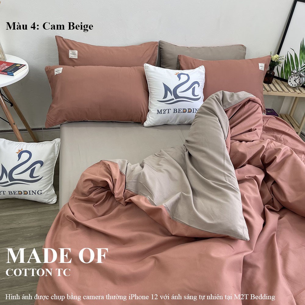 Chăn Ga Gối Đệm Cotton TC M2T Bedding Phong Cách Hàn Quốc Ga Giường Bo Chun Đủ Mọi Kích Thước Theo Yêu Cầu | BigBuy360 - bigbuy360.vn