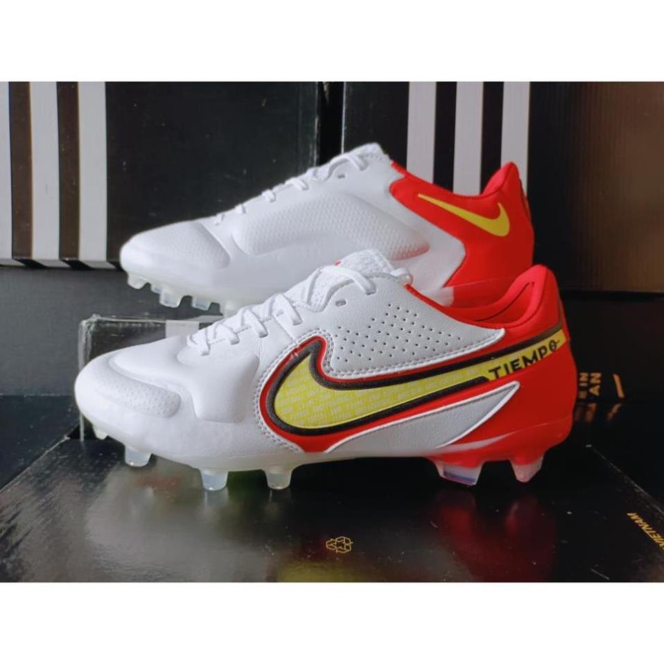 Giày đá bóng Tiempo Legend 9 Pro FG ( Trắng ) ZRA 🕊️ 📷