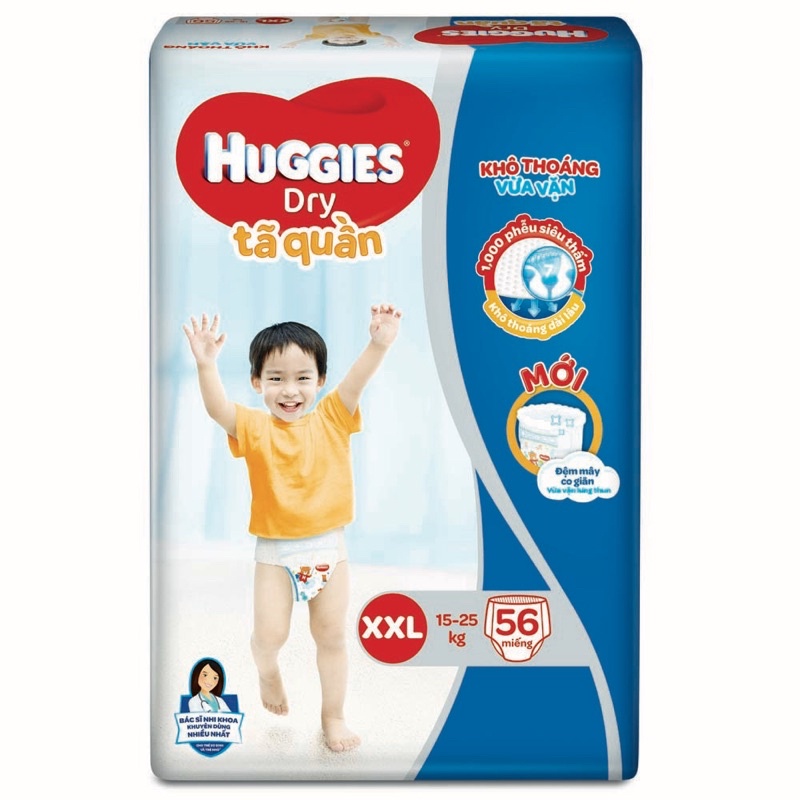 Tã quần Huggies M74/l68/xl62/xxl56