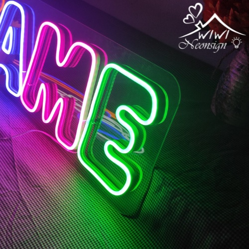 Đèn led neon chữ GAME | 20X60 cm | Đèn led neon theo yêu cầu trang trí decor quà tặng cực chất