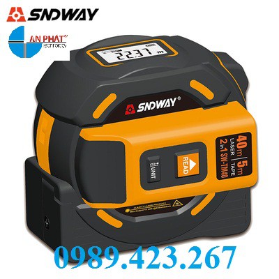 Thước laser đa năng Sndway 40m 2 in 1/thước đo laze đa năng