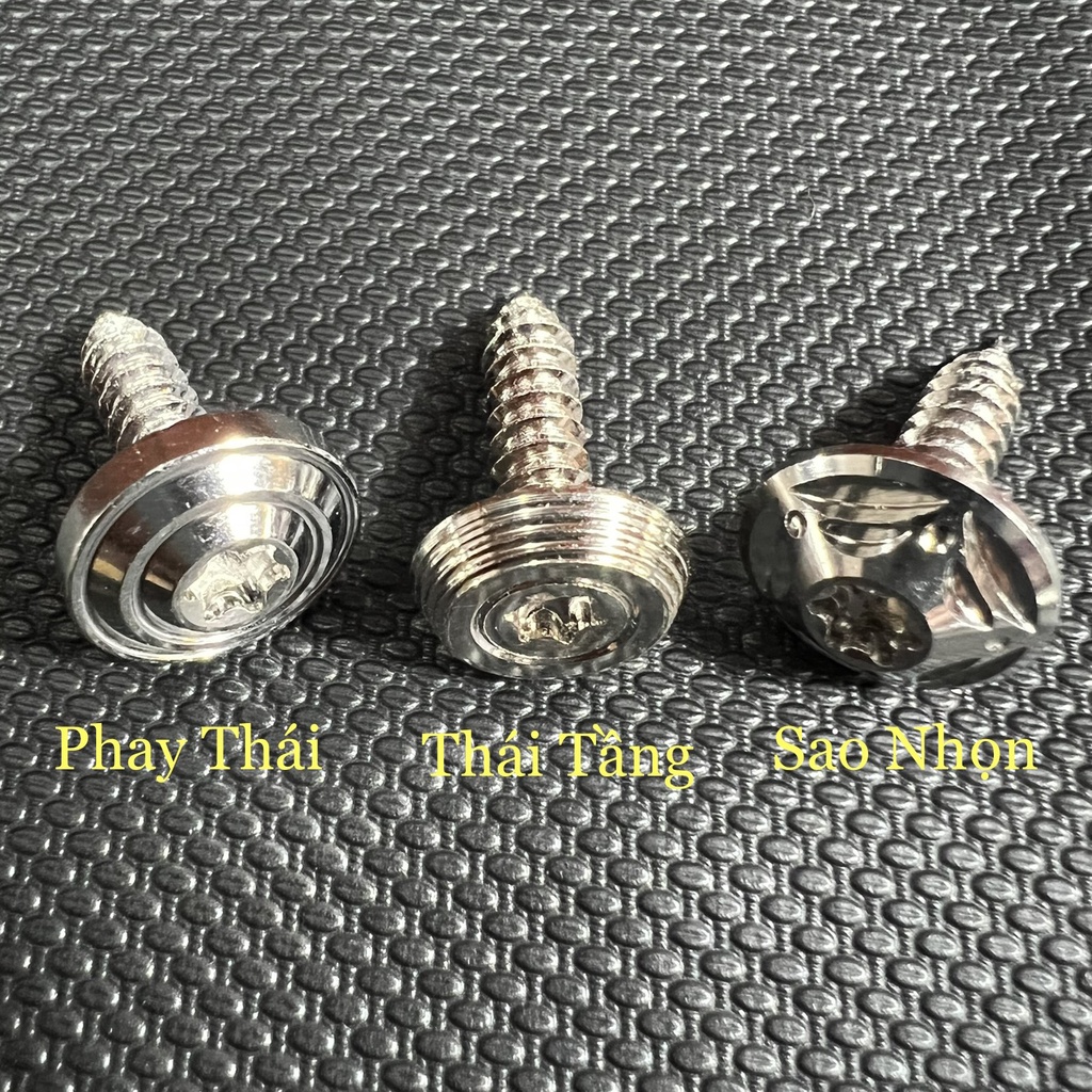 Ốc Áo Ya 5li Ren Xoắn - Gắn Được Cho Áo Xe Exiter - Sirius