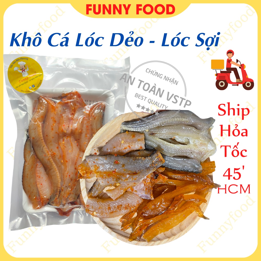 Khô Cá Lóc Dẻo - Khô Cá Lóc Sợi 500g – [Ship Hỏa Tốc HCM] - Funnyfood