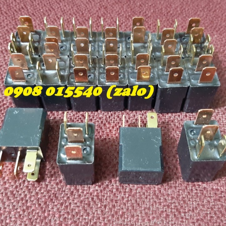 [Vin Store] - Relay 4 chân + bộ Cos và bọc Cao Su xe máy