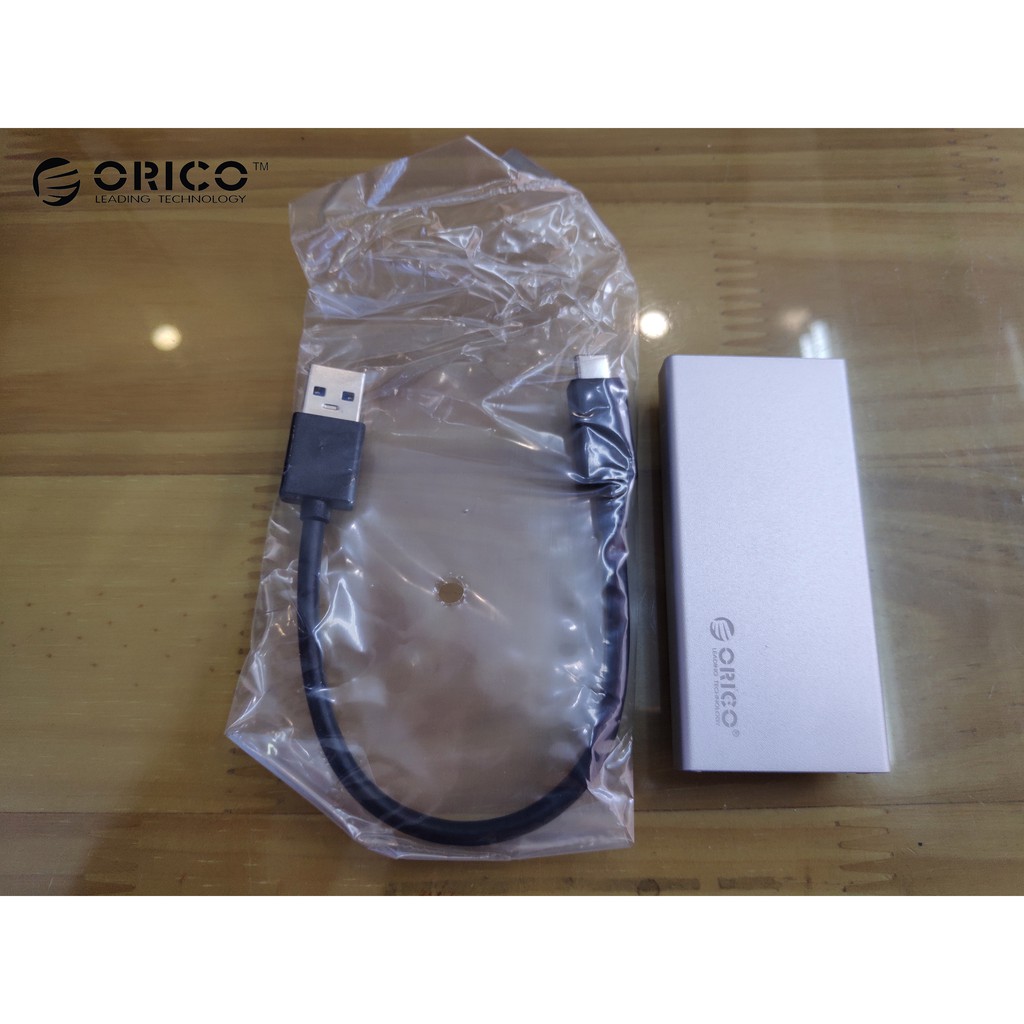 Box ổ cứng Orico ssd msata ra Cổng Type C