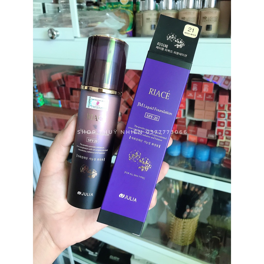 Kem nền RIACE JM LIQUID FOUNDATION SPF 20