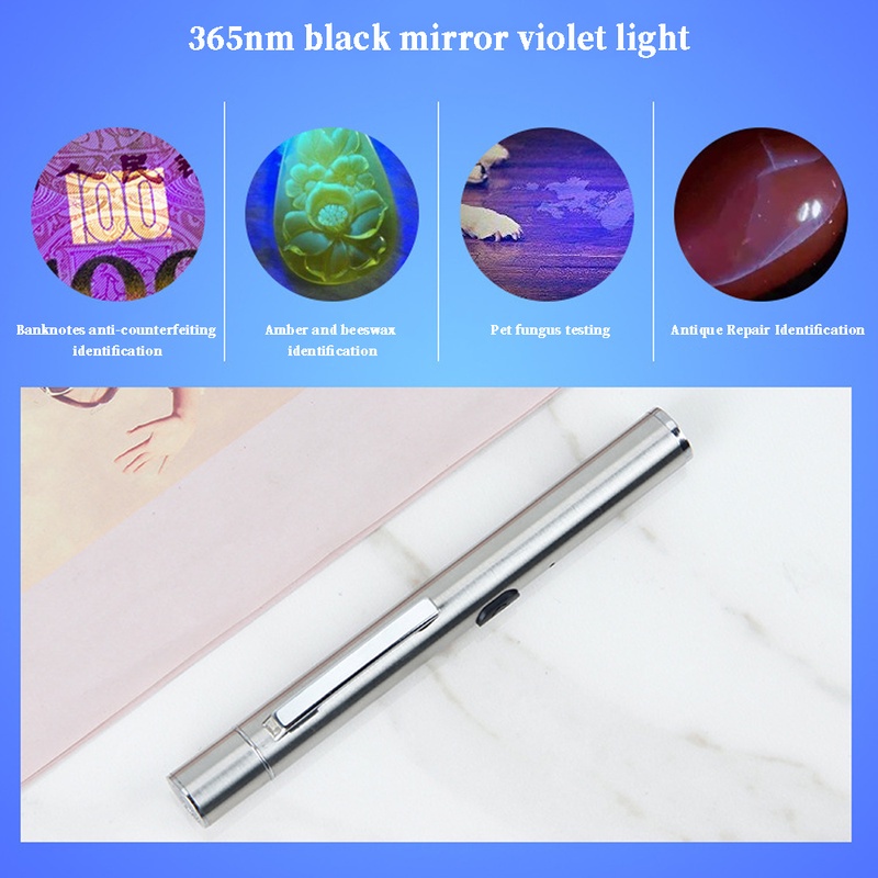 Đèn Led UV USB Phát Hiện Nấm Chuyên Nghiệp Cho Chó Mèo / Chó Mèo Nhanh Chóng Và Sạc Trực Tiếp