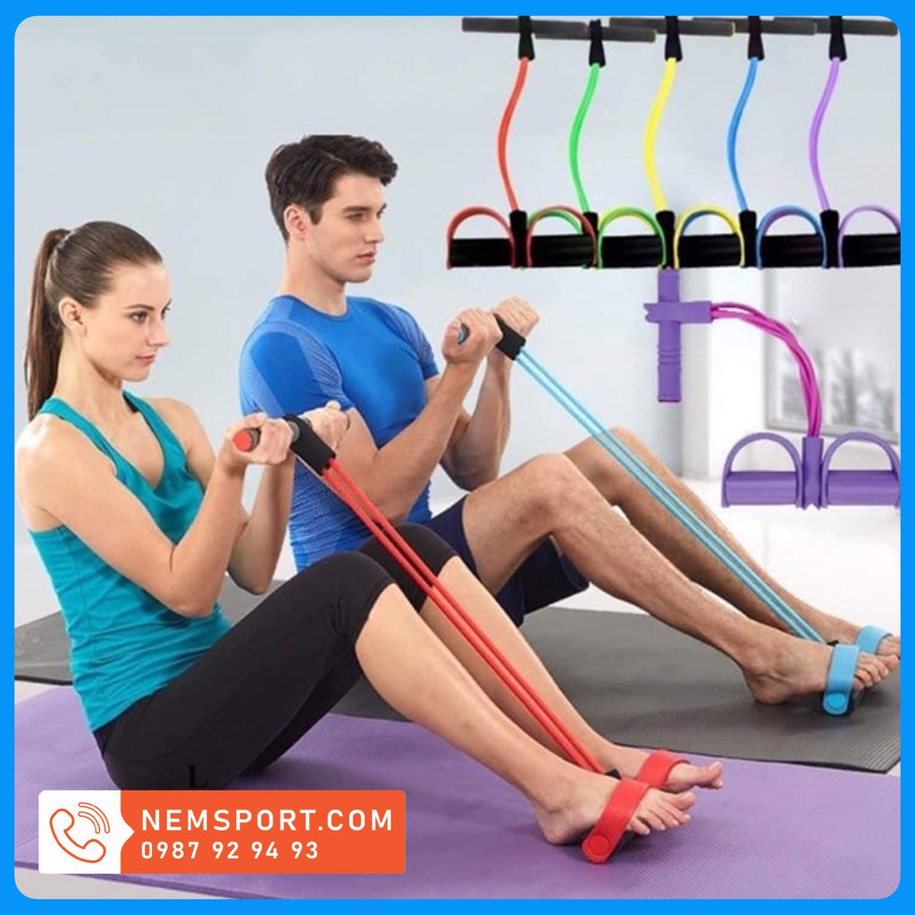 Dụng cụ Tập Gym, Dây Cao su Tập Gym Tại Nhà