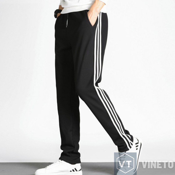 Quần Thể Thao Nam 3 Sọc Quần Nam Thu Đông Co Giãn Ống Suông ,Ống Côn | BigBuy360 - bigbuy360.vn