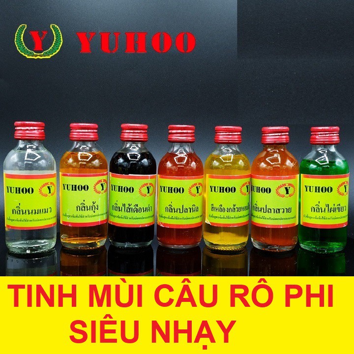 Tinh mùi câu cá rô phi thái lan Yuhoo cực nhạy, mồi thuốc câu cá rô phi hiệu quả, thính dụ cá