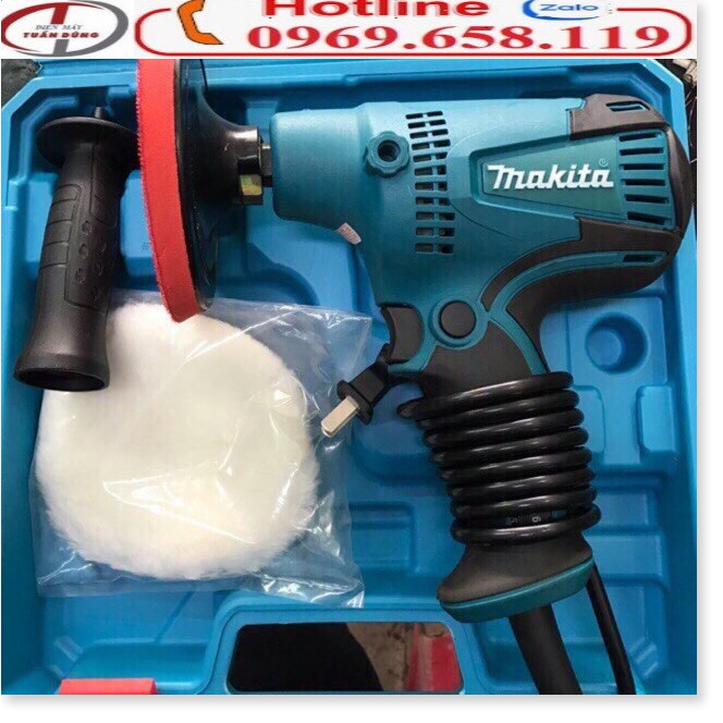 MÁY ĐÁNH BÓNG  ô tô mini Makita GV6010 tặng kèm phụ kiện