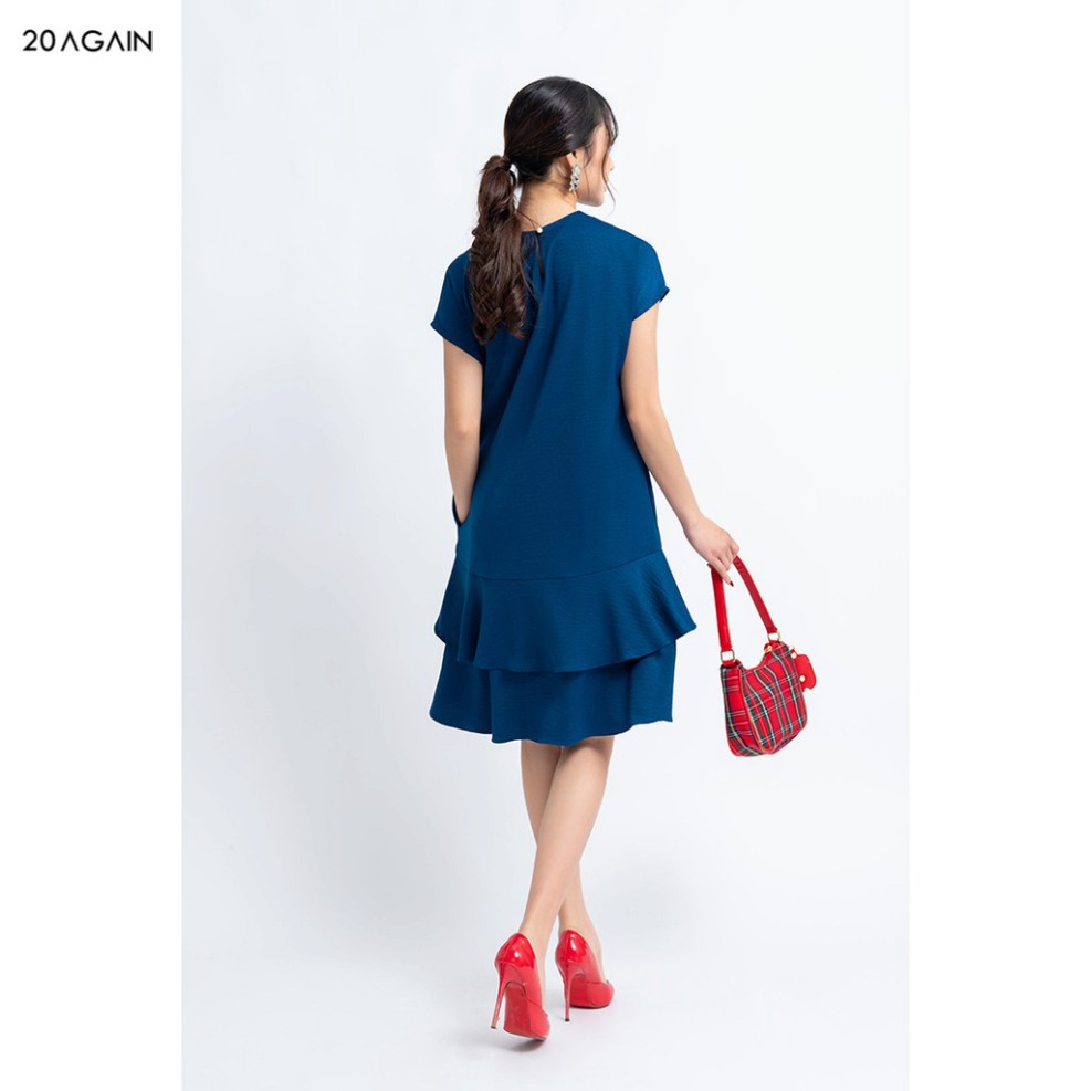 Đầm váy nữ công sở 20AGAIN đủ màu, đủ size, ngắn tay bèo DXA1116