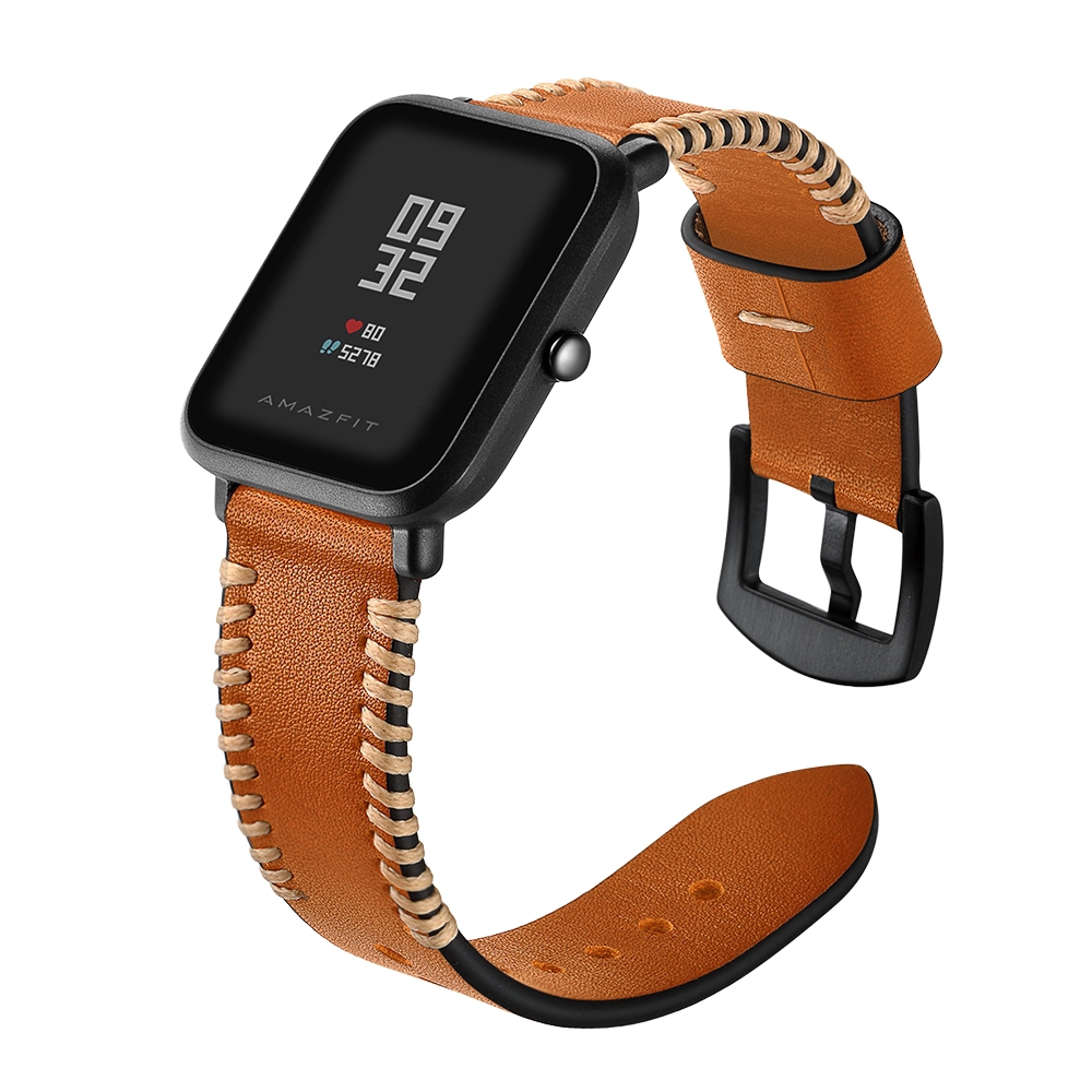 Dây đeo bằng da cho đồng hồ thông minh Huami Amazfit Bip 1S U
