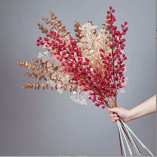 CÀNH ĐÀO ĐÔNG -CÀNH LÁ VÀNG, phụ kiện decor, TRANG TRÍ TÊT, phụ kiện chụp ảnh