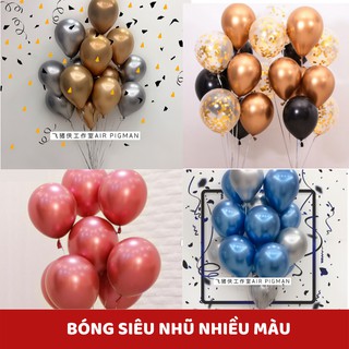 Set bóng chrome 32cm siêu nhũ phối màu siêu đẹp