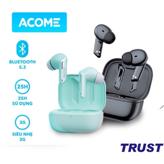 Tai Nghe Bluetooth ACOME Airdots T6 TWS Công Nghệ Bluetooth 5.3 Nút Cảm Ứng Điều Khiển Linh Hoạt - Hàng Chính Hãng
